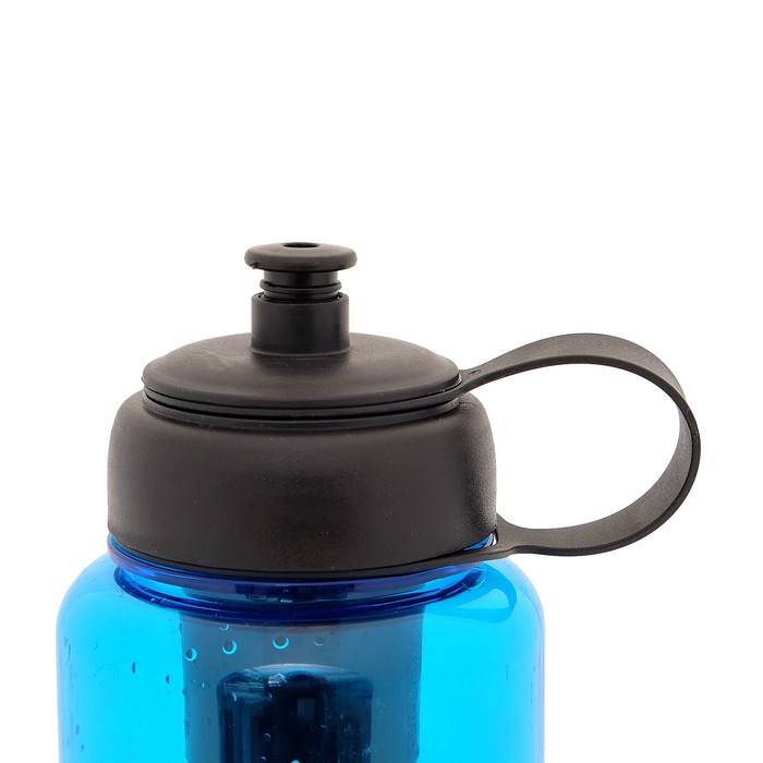 Бутылка для воды "LET'S WORK IT OUT", 1150 мл, с отделением для фруктов, микс, 9х23 см 