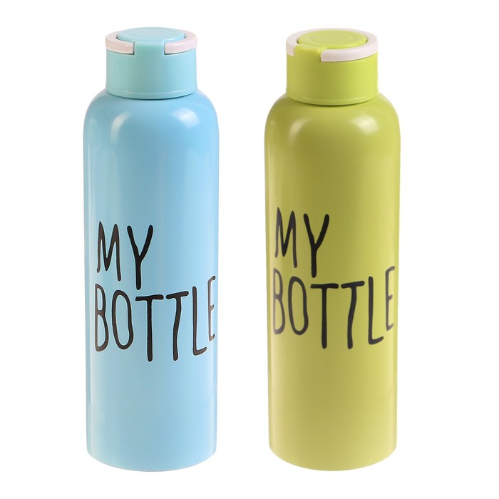 Бутылка для воды "My bottle", 600 мл, микс, 6.5х21 см 
