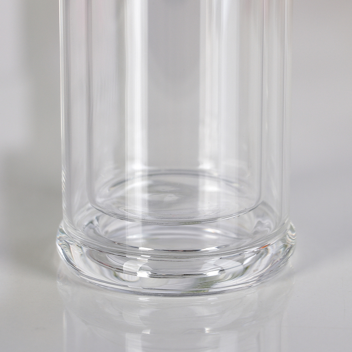Бутылка двойное стекло 320 мл "Стиль", с металлическим ситом, цвета МИКС 