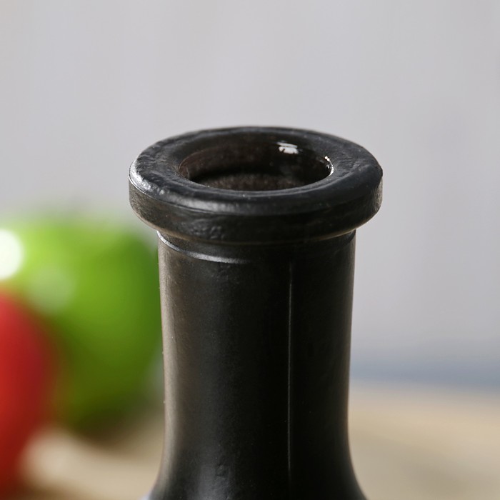 Бутылка 1,2 л "Штоф", цвет черный 