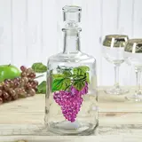 Бутылка стеклянная 1,5 л «Традиция» с рисунком 