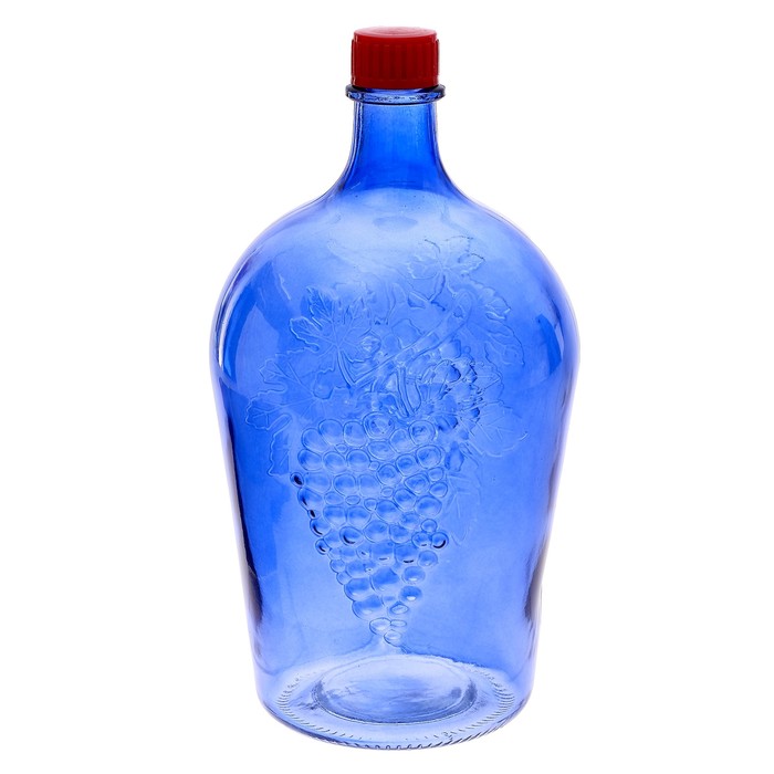 Бутылка 4,5 л «Ровоам», цвет синий 