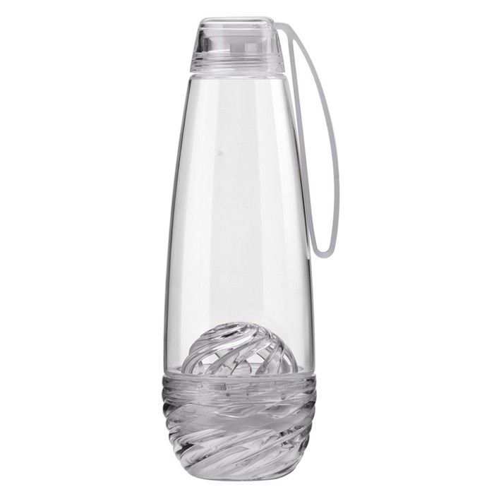 Бутылка для фруктовой воды H2O, серая 