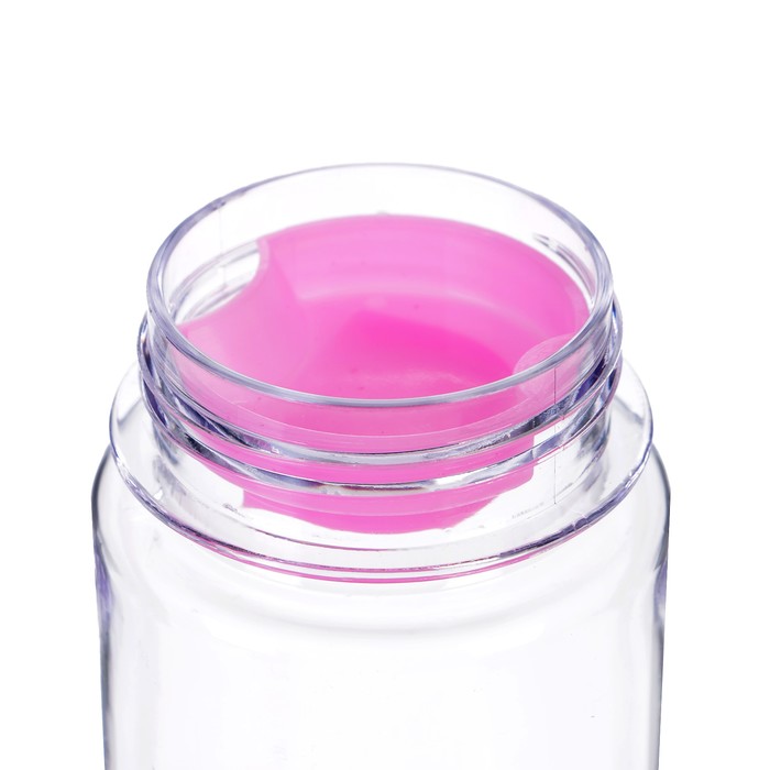 Бутылка для воды "My bottle", 500 мл, в мешке, крышка винтовая, розовая, 6х6х19 см 