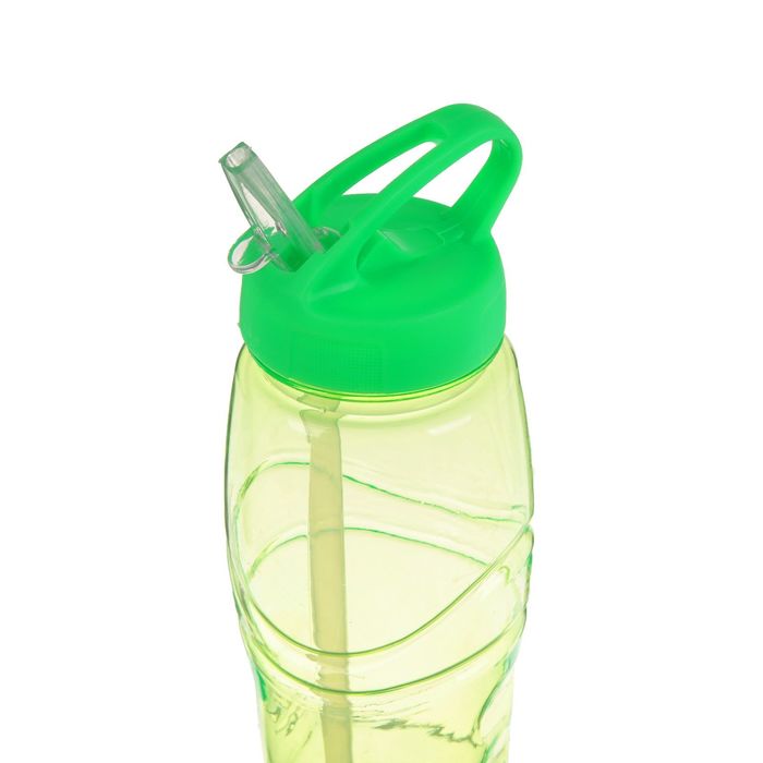 Бутылка для воды 800 мл, спортивная, с поильником, микс 