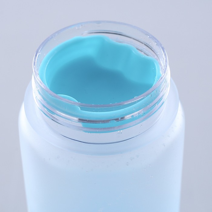 Бутылка для воды "My bottle", 500 мл, градиент, в мешке, голубая, 6.5х6.5х19 см 