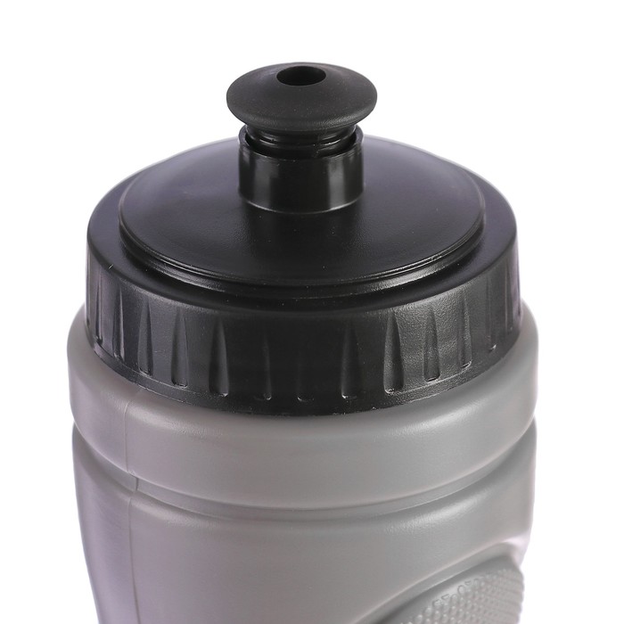 Бутылка для воды 750 мл «Классика», велосипедная, пластик HDPE, серая, 7.5х25.5 см 