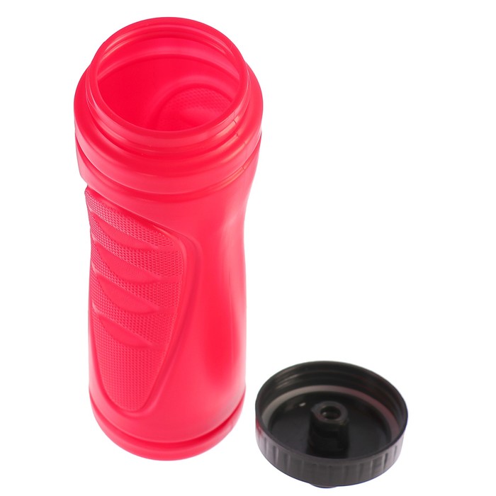 Бутылка для воды 750 мл «Классика», велосипедная, пластик HDPE, красный, 7.5х25.5 см 
