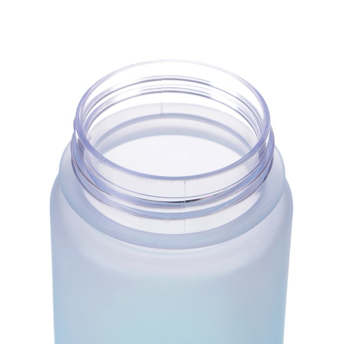 Бутылка для воды "My bottle", 500 мл, градиент, голубая, 6.5х6.5х19 см 