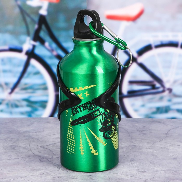Бутылка для воды «Extreme», с велосипедным держателем, 400 мл 