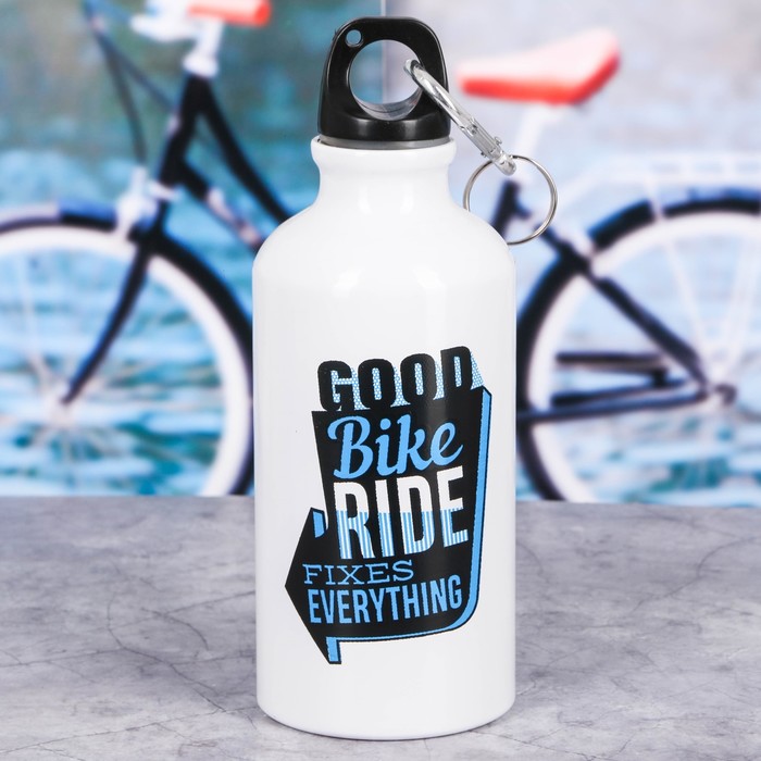 Бутылка для воды «Good bikeм, с велосипедным держателем, 400 мл 