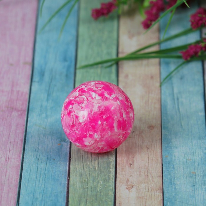 Мяч каучуковый "Пёстрый", 4,1 см, цвета МИКС 