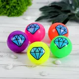 Мяч световой "Кристалл" 5*5 см, цвета МИКС  - фото 3