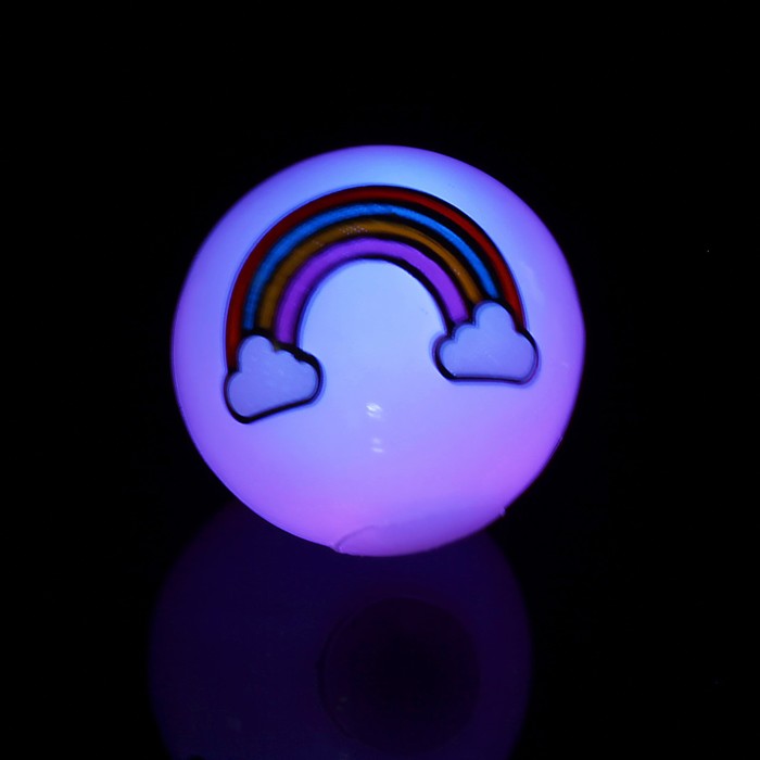 Мяч световой "Радуга" 5*5 см 