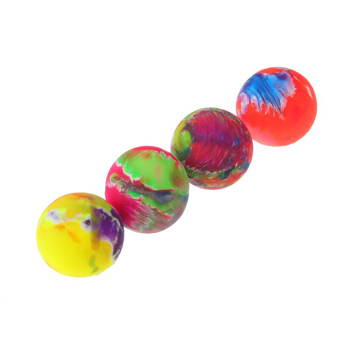 Мяч каучук "Перелив" 2,5 см, цвета МИКС 