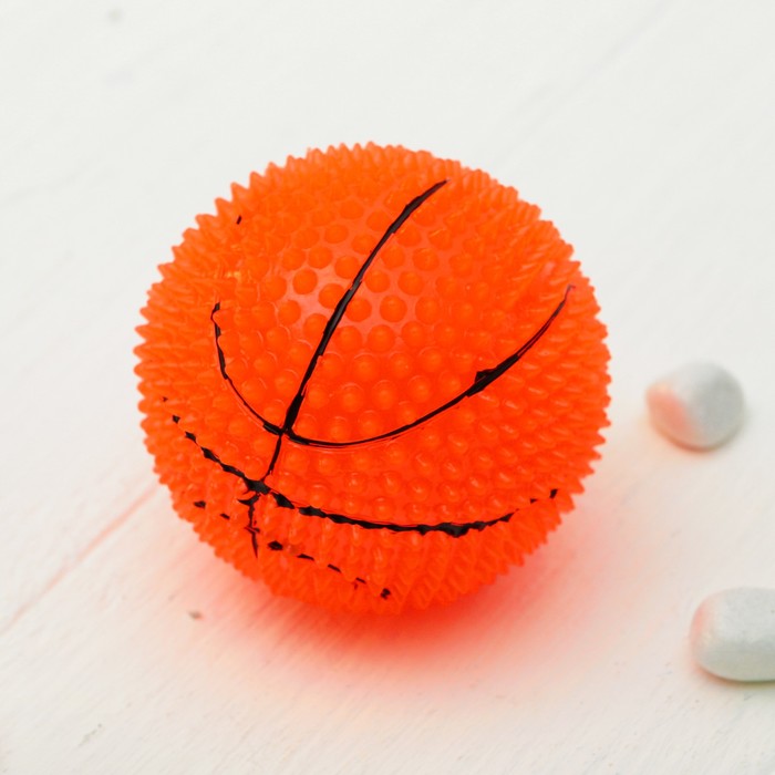 Мяч световой "Баскетбол" 6,5 см, цвета МИКС 