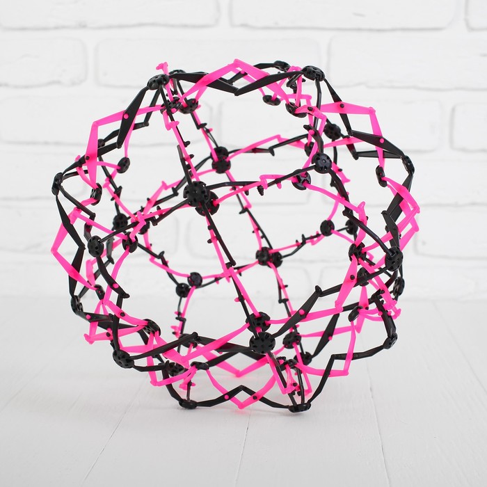 Мяч-трансформер "Иголка", цвет розовый 