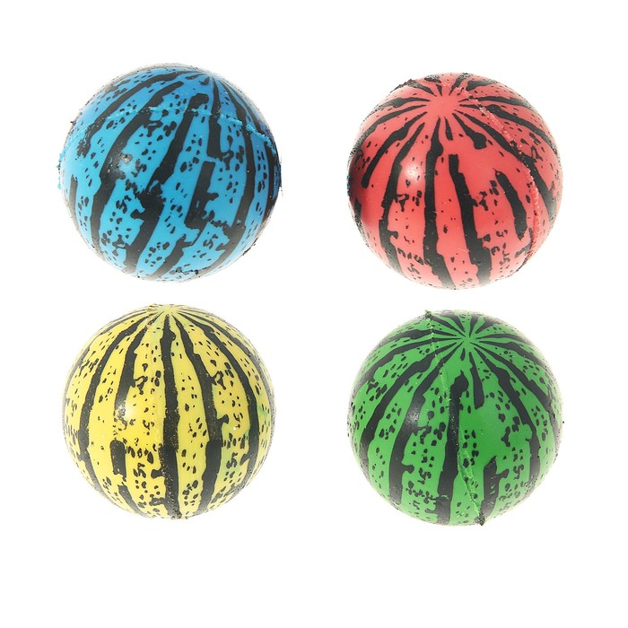 Мяч каучуковый "Арбуз", 3,2 см, цвета МИКС 