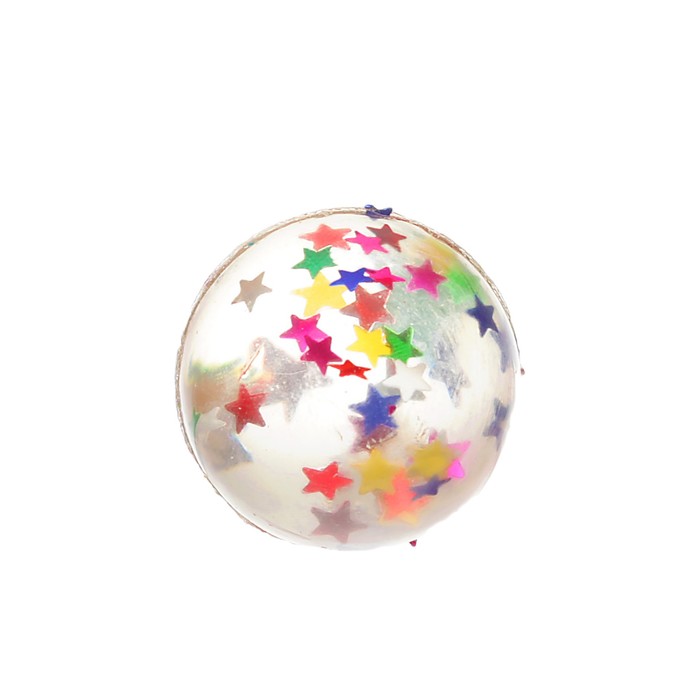 Мяч каучук "Звёзды" 3,2 см 