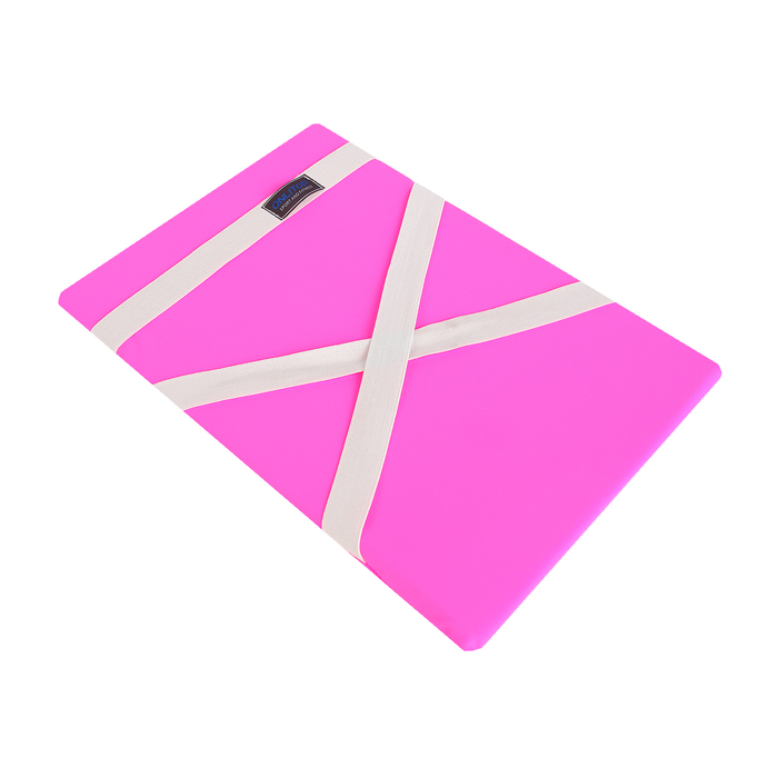 Защита спины гимнастическая (подушка для растяжки) лайкра, розовый 38*25 (ПЛ-9308) 