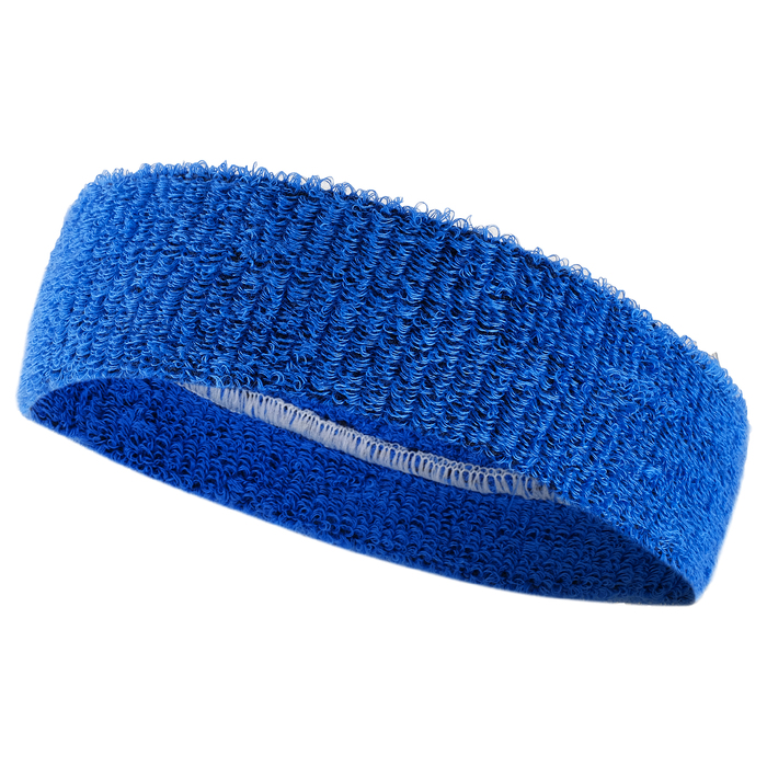 Набор для фитнеса (напульсник-2 шт, повязка на голову), цвет голубой 