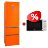 Жиынтық Микроволновая печь Haier HMB-DG208SA TD0045262 + Haier тоңазытқышы A2F635COMV 