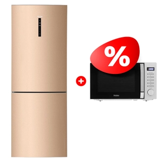 Жиынтық Микроволновая печь Haier HMB-DG208SA TD0045262 + Haier тоңазытқышы C4F744CGG 