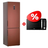 Жиынтық Микроволновая печь Haier HMB-DG208BA TD0045261 + Haier тоңазытқышы C2F737CLBG 