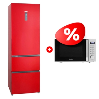 Жиынтық Микроволновая печь Haier HMB-DG208SA TD0045262 + Haier тоңазытқышы A2F635CRMV 