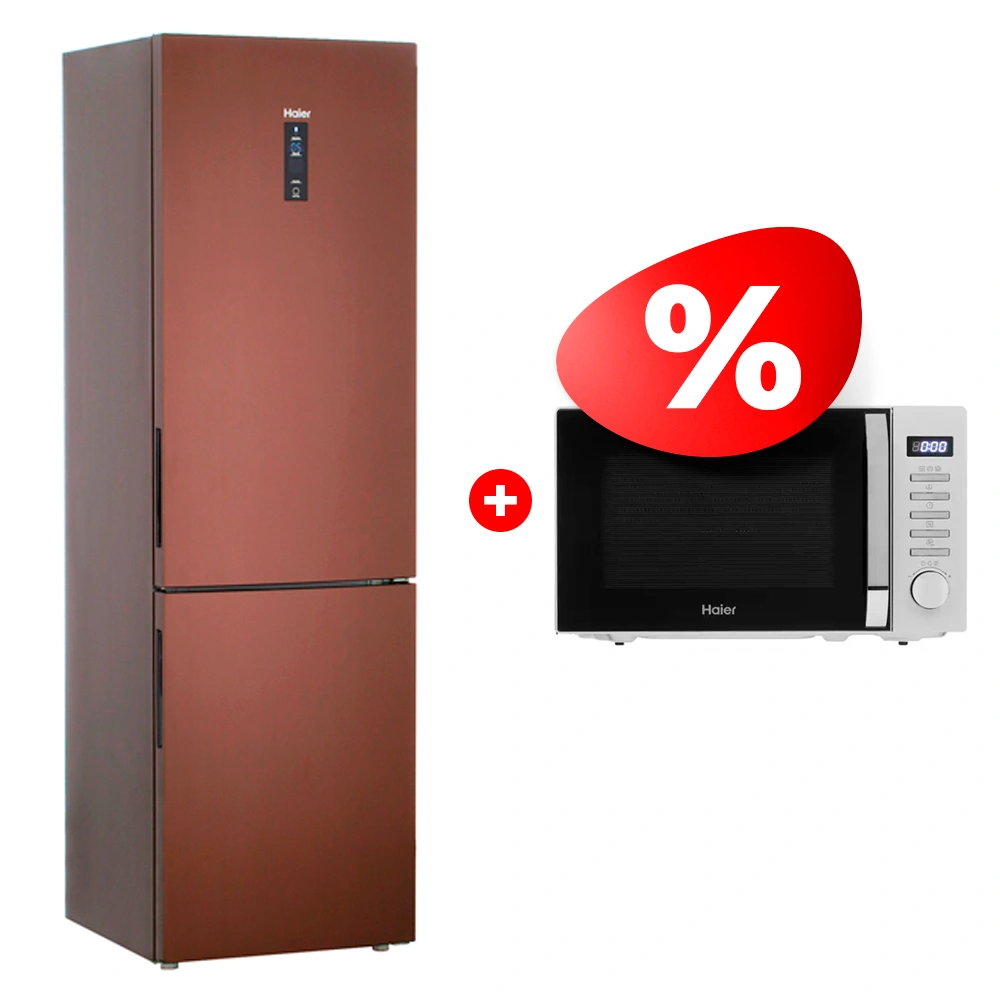 Жиынтық Микроволновая печь Haier HMB-DG208SA TD0045262 + Haier тоңазытқышы C2F737CLBG 