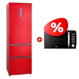 Жиынтық Микроволновая печь Haier HMB-DG208BA TD0045261 + Haier тоңазытқышы A2F635CRMV 