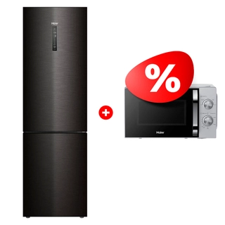 Комплект СВЧ-печь Haier HMB-MM208SA + Холодильник Haier C4F740CBXGU1 