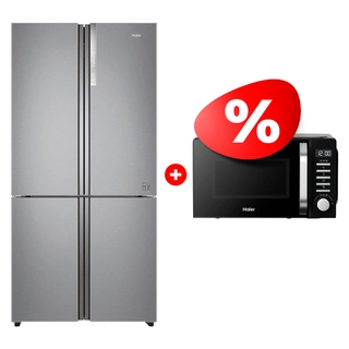 Жиынтық Микроволновая печь Haier HMB-DG208BA TD0045261 + Haier тоңазытқышы HTF-610DM7RU 