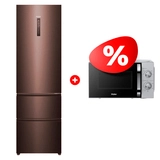 Жиынтық Haier микротолқынды пеші HMB-MM208SA + Холодильник Haier A4F739CLBGU1 