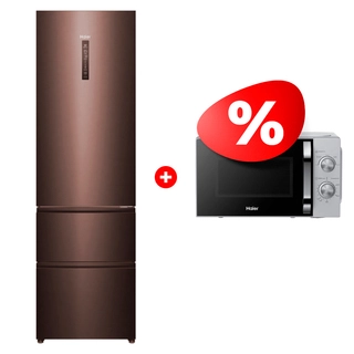 Жиынтық Haier микротолқынды пеші HMB-MM208SA + Холодильник Haier A4F739CLBGU1 