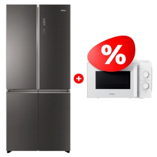 Комплект СВЧ-печь Haier HMB-MM207WA + Холодильник Haier HTF-508DGS7RU 