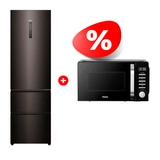 Комплект Микроволновая печь Haier HMB-DG208BA TD0045261 + Холодильник Haier A4F739CBXGU1 