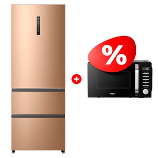 Жиынтық Микроволновая печь Haier HMB-DG208BA TD0045261 + Haier тоңазытқышы A4F742CGG 