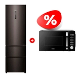 Комплект СВЧ-печь Haier HMB-DM208BA + Холодильник Haier A4F739CBXGU1 