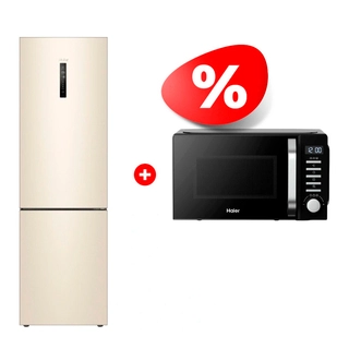 Жиынтық Микроволновая печь Haier HMB-DG208BA TD0045261 + Холодильник Haier C4F640CCGU1 