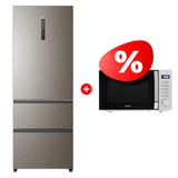 Комплект Микроволновая печь Haier HMB-DG208SA TD0045262 + Холодильник Haier A4F742CMG 