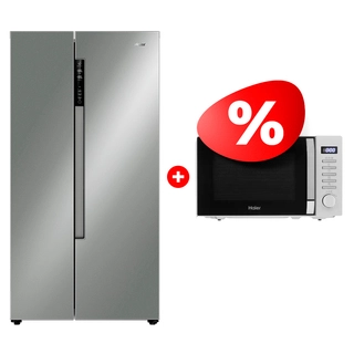 Жиынтық Микроволновая печь Haier HMB-DG208SA TD0045262 + Haier тоңазытқышы HRF-522DS6RU 