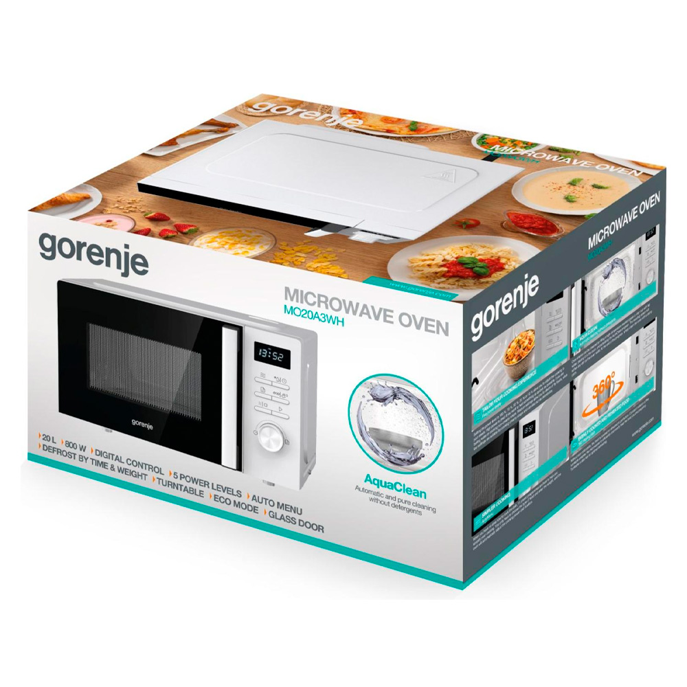 Gorenje СВЧ-пештері MO20A3WH - фото 16 | sulpak.kg Gorenje СВЧ-пештері MO20A3WH - фото 16
