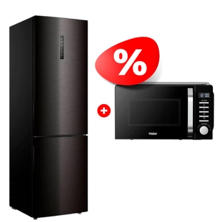 Жиынтық Микроволновая печь Haier HMB-DG208BA TD0045261 + Haier тоңазытқышы C4F740CBXGU1 