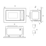 Встраиваемая микроволновая печь Haier HMX-BTG207W - фото 5