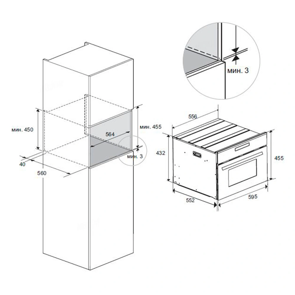 Встраиваемая микроволновая печь Haier HMX-BDC399W - фото 4