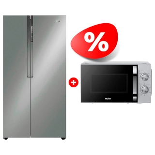 Жиынтық Haier микротолқынды пеші HMB-MM208SA + Haier тоңазытқышы HRF-523DS6RU 