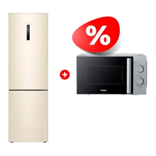 Жиынтық Haier микротолқынды пеші HMB-MM207SA + Холодильник Haier C4F640CCGU1 