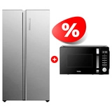 Комплект СВЧ-печь Haier HMB-DM208BA + Холодильник Haier HRF-600DM7ERU