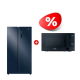 Жиынтық Haier микротолқынды пеші HMG-DG207BA TD0045532 + Холодильник Haier HRF-600DP7ERU 
